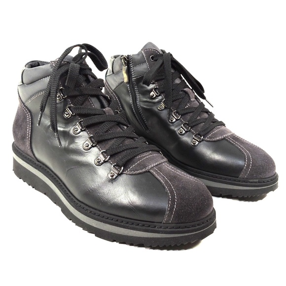 ALBERTO CICCIOLI ?? MEN\'S BLACK SOFT LEATHER COMFORT SPORT BOOTIE main image 4